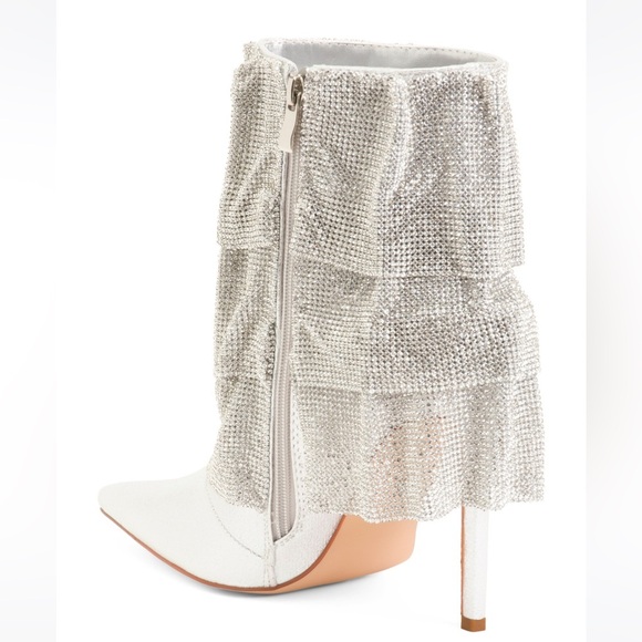 🔥🔥 AZALEA WANG Chilton Chainmail Draped Booties🔥🔥NWT SZ 11 - Picture 5 of 15